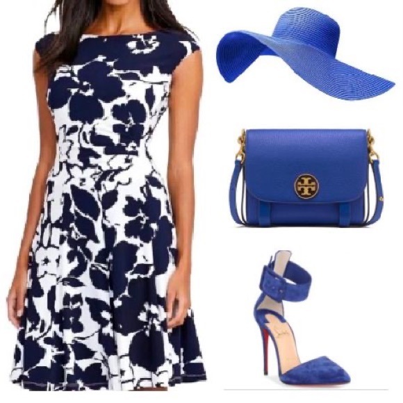 Lauren Ralph Lauren Dresses & Skirts - Ralph Lauren | Navy Floral Dress NWT
